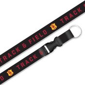 USC Trojans Black SC Interlock Track/Field Lanyard